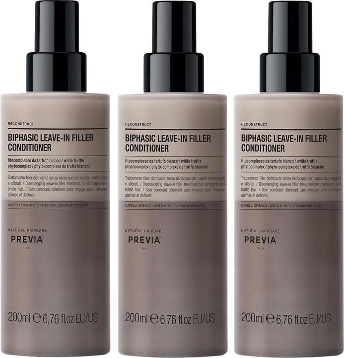 Immagine prodotto Previa Reconstruct Filler Biphasic Leave-In 3er Set (Set per la cura dei capelli)