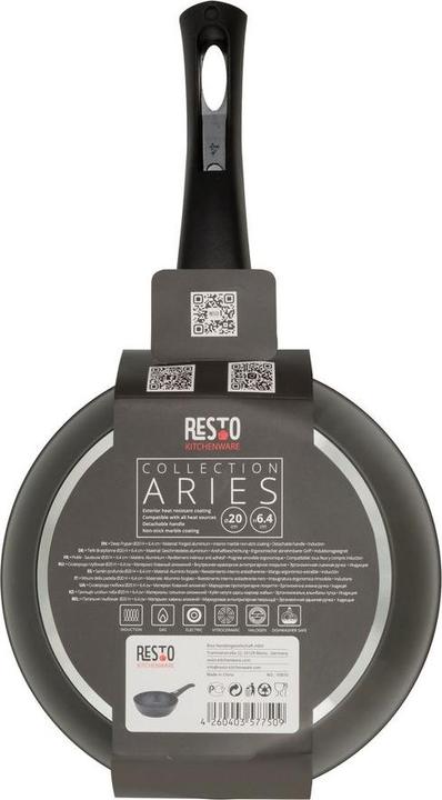 Actual product image Resto Kitchenware Frying pan 'Aries (20 cm, Frying pan, Aluminium)
