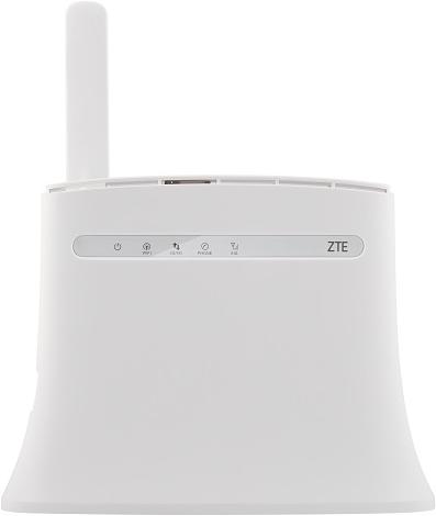 Actual product image ZTE MF283V WLAN Router Single Band (2.4GHz) 4G White