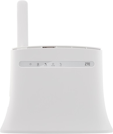 Actual product image ZTE MF283V WLAN Router Single Band (2.4GHz) 4G White