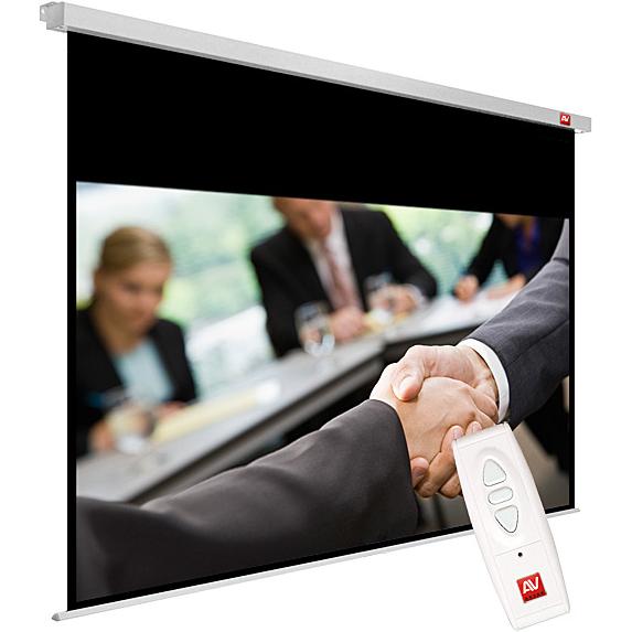 Avtek Business Electric 240 Projektionsleinwand (109.06", 16:10), Leinwand, Weiss, Schwarz