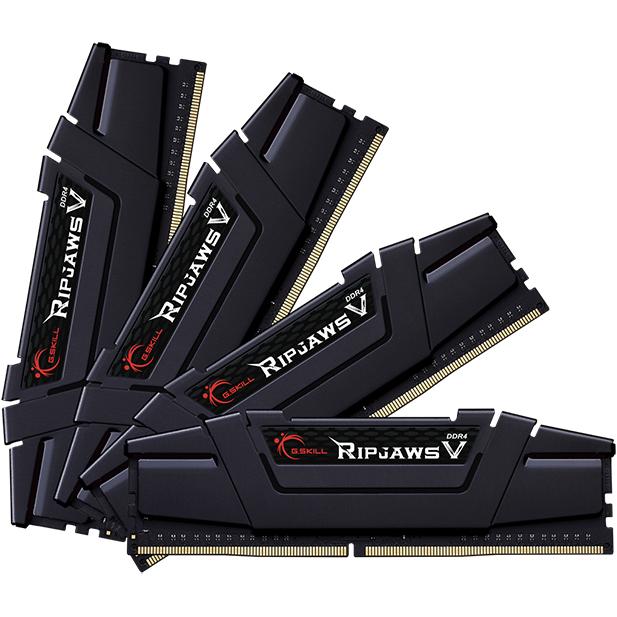 G.Skill Ripjaws V (4 x 8GB, 3600 MHz, DDR4-RAM, DIMM), RAM, Schwarz