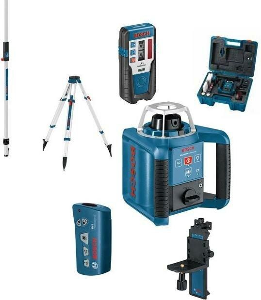 Produktbild Bosch Professional ROTATIONSLASER GRL 300 HV SET + TRIKOD BT170 + GR240 PATCH