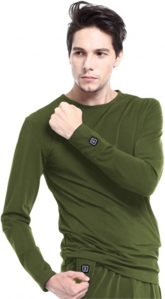 Actual product image Glovii GJ1CM Shirt/Top Blouse Round Neck Long Sleeve Elastane, Polyester (M)