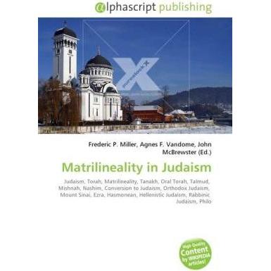 Matrilineality in Judaism, Sachbücher