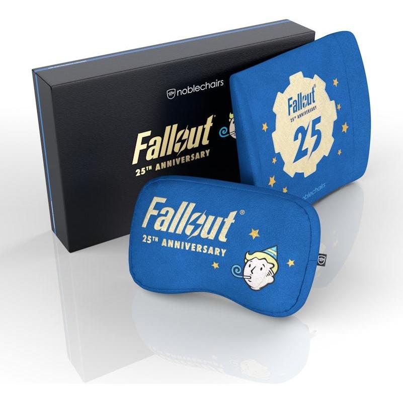 noblechairs Memory Foam Kissen-Set - Fallout 25th Anniversary Edition, Zubehör Gaming Möbel, Blau