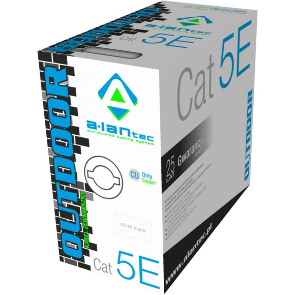 Alantec KIU5OUTZ305 Netzwerkkabel U/UTP (UTP) (U/UTP, CAT5e, 305 m), Netzwerkkabel
