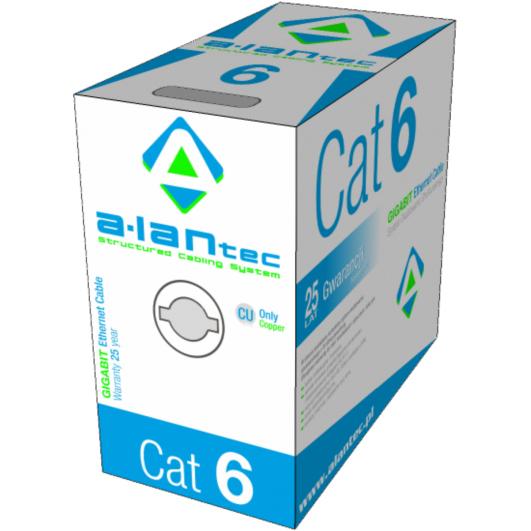 Alantec KIU6PVC305 Netzwerkkabel U/UTP (UTP) (U/UTP, CAT6, 305 m), Netzwerkkabel