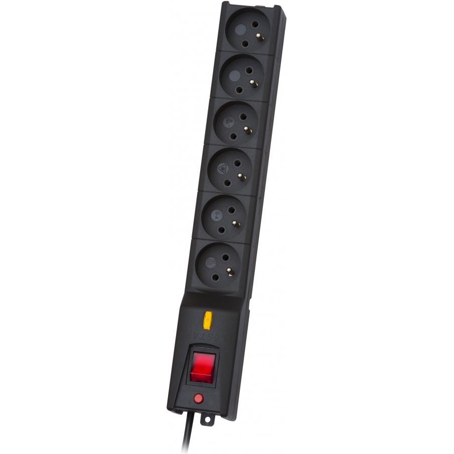Lestar, Steckdosenleiste, LX -A K.:CZ Verlängerungskabel 230 AC-Ausgänge Indoor (230 x, CEE 7/5, 5 m)
