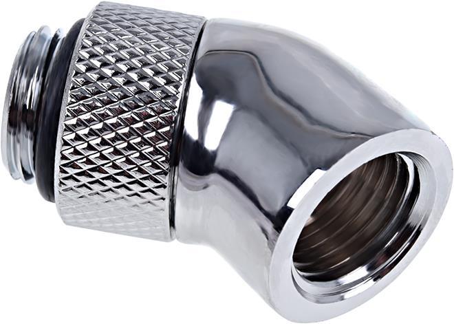 Produktbild Alphacool Eiszapfen Winkeladapter 45° drehbar G1/4 AG auf G1/4 IG