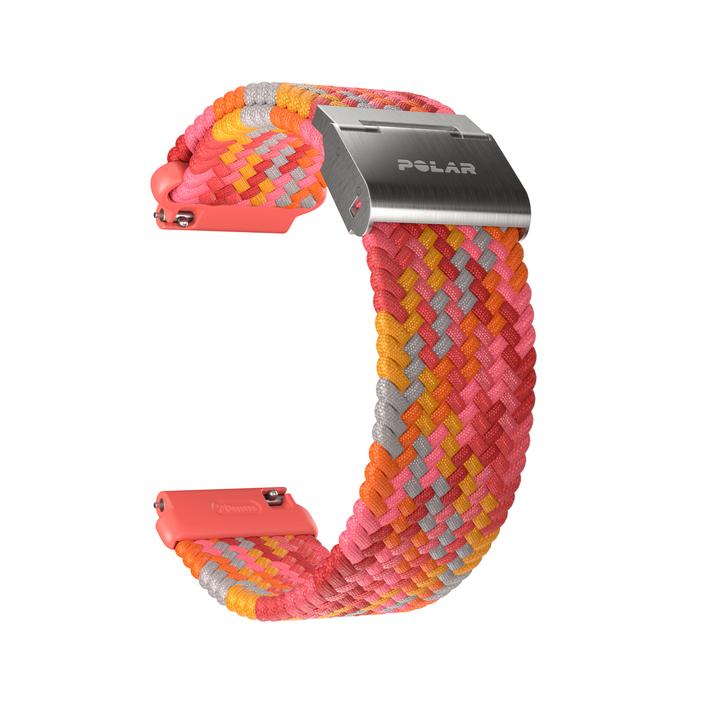 Actual product image Polar Wb20mm Braided - Yarn Red S-L (20 mm, Braided textile yarn made from recycled plastic waste (RPET) and latex-free spandex)