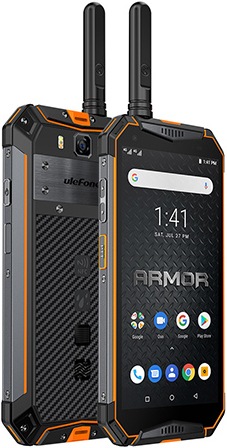 Image du produit Ulefone Armor 3WT (5,7 pouces) Double SIM Android 9.0 USB Type-C (64 Go, Noir, Orange, Double SIM, 4G)