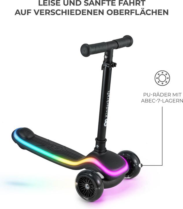 Actual product image KinderKraft scooter RAKET BLACK