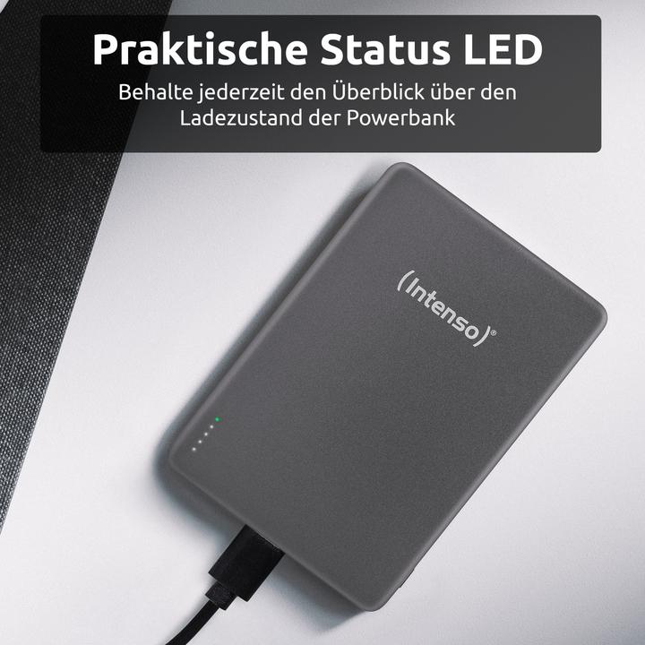 Actual product image Intenso Magn. Wireless Powerbank MW5000 5000 mAh Grey (5000 mAh, 20 W)