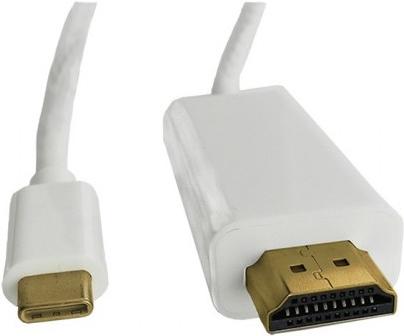 Qoltec 50414 Videokabel-Adapter HDMI Typ A (Standard) USB Typ-C (1 m)