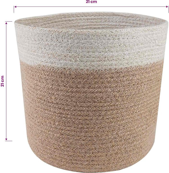 Produktbild vidaXL Jute (21 x 21 x 21 cm)