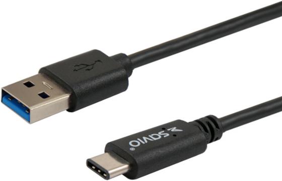 Savio CL-101 USB Cable USB 3.2 Gen 1 (3.1 Gen 1) USB A USB C (1 m, USB 3.2 Gen 1)