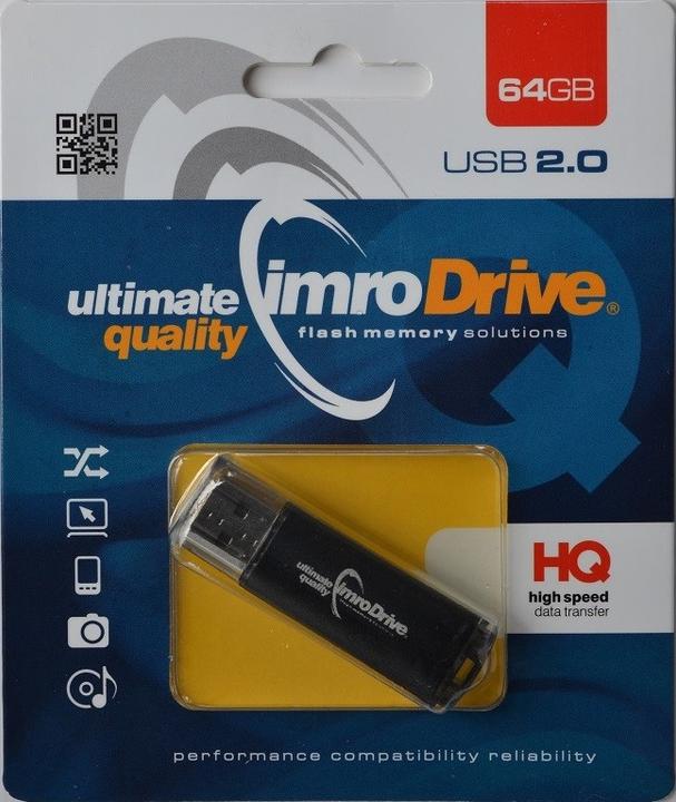 Immagine prodotto IMRO BLACK/64GB USB flash drive USB Type-A 2.0 - 64 GB (64 GB, USB-A)