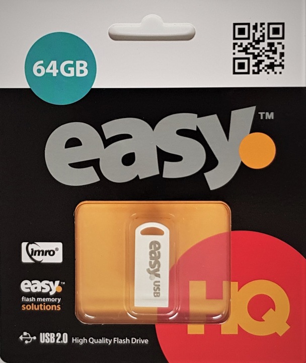 Productafbeelding IMRO Pendrive EASY / 64 GB (64 GB, USB 2.0, kleur bialy) (64 GB, USB-A, USB 2.0)