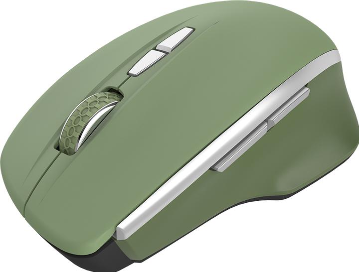Actual product image Canyon Wireless Optical Mouse with Blue Led Sensor MW-21, with 7 Buttons, Military Green (Wireless)