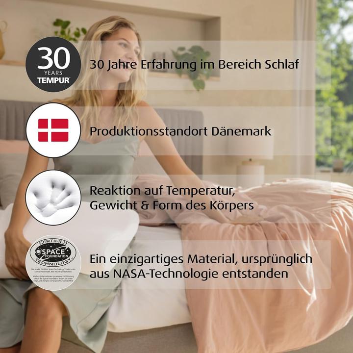 Actual product image Tempur Original (50 x 31 x 10/7 cm)