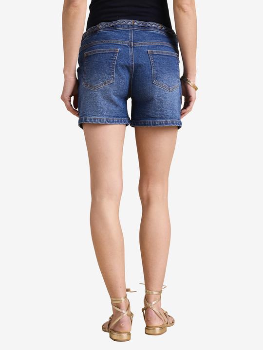 Image du produit Envie de Fraise Umstands-Jeansshorts mit Flechtakzent, Einsatz abnehmbar (34)