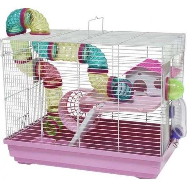 Meilleurs prix pour Panama Pet Cage pour rongeurs 47x30x37 cm blanc, Cage + enclos