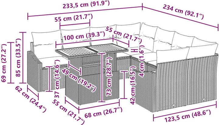Image du produit vidaXL Gartenmöbel