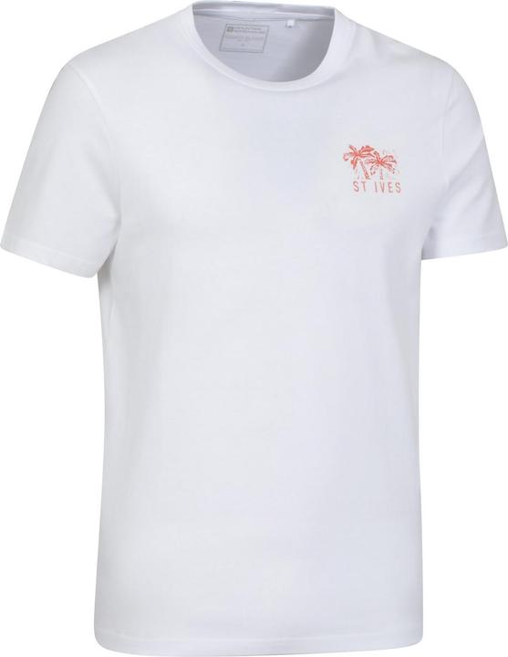 Actual product image Mountain Warehouse Mens St Ives Printed Organic T-Shirt (M)
