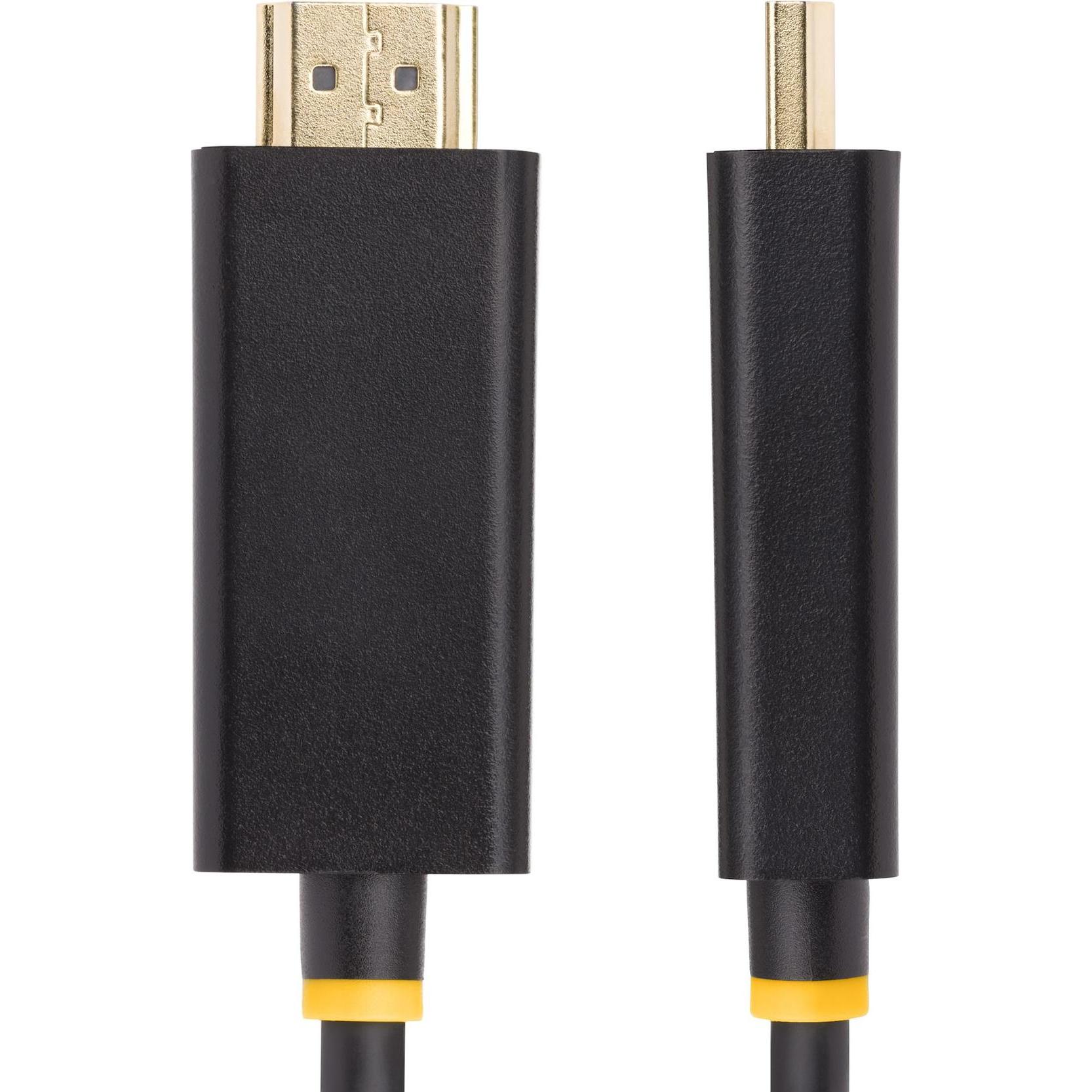 Thumbnail - StarTech com 3F-DP-HDMI-4K60-HDR, 1 m, DisplayPort, HDMI Typ A (Standard), Männlich, Männlich, Gerad (1 m, DisplayPort),...