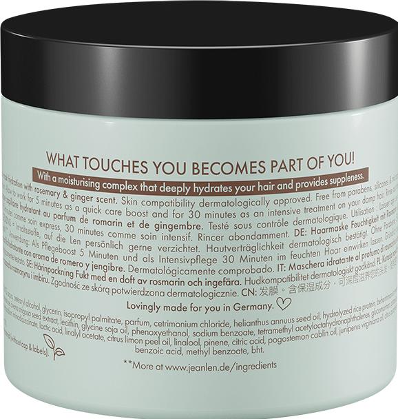 Image du produit Jean & Len Hair Mask Rosemary/Ginger, 200 ml (200 ml)