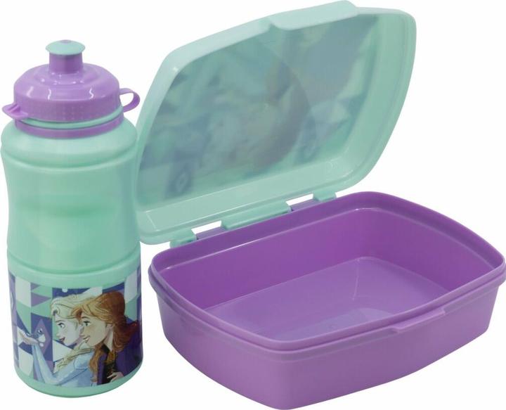 Produktbild Tinisu Frozen Brotdose + Trinkflasche Kinder Lunchbox Schule Sandwichbox