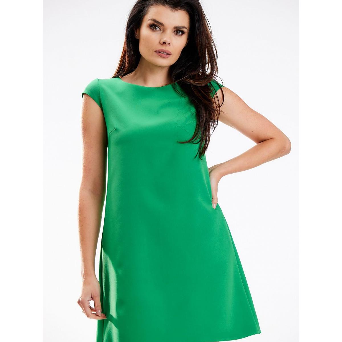 Awama, Damen, Kleider, Alltagskleid, Grün, (L)