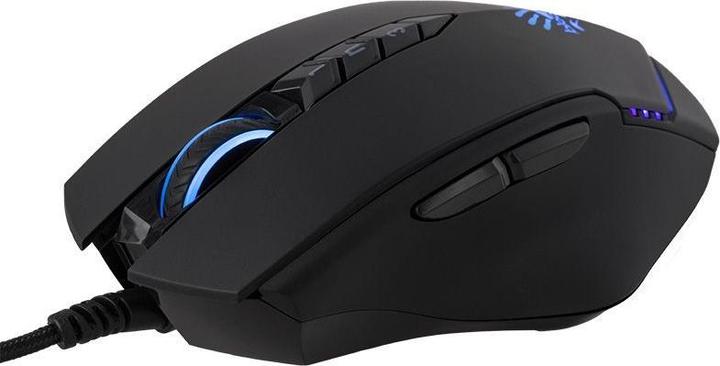 Actual product image A4Tech BLOODY V8M Max black / Gaming mouse / 12000DPI / RGB / USB-A / 8 buttons / 1.8m cable (Cable)