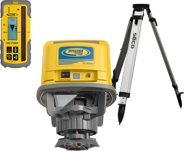 Actual product image Spectra Physics 601827 Precision LL500 Rotationslaser + Stativ