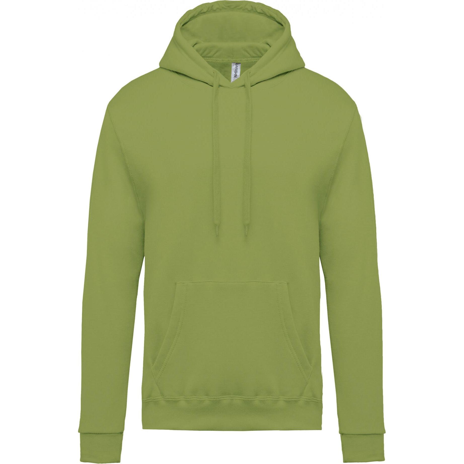 Kariban, Herren, Pullover, Hoodie, Grün, (L)