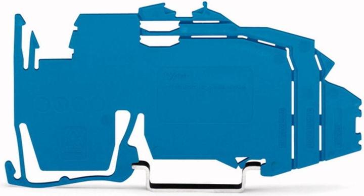 Wago Top Job S Busbar- 2009-304 houder blauw vergrendelbaar f. Railklem