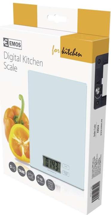 Produktbild Emos Digitale Küchenwaage EV014 weiss