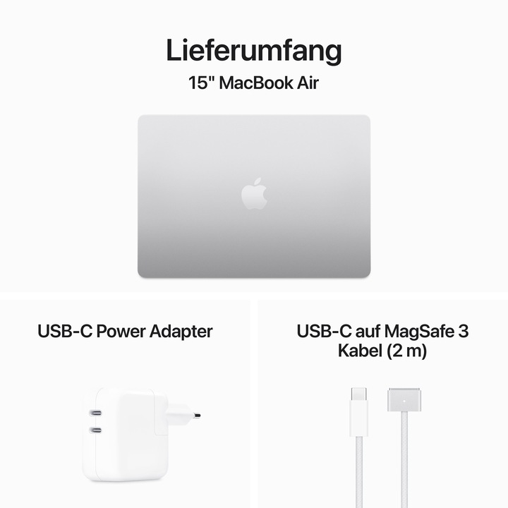 Produktbild Apple MacBook Air – 2024 (13.60", M3, 16 GB, 1000 GB, DE)