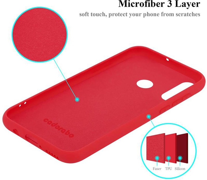 Actual product image Cadorabo TPU Liquid Silicone Case Cover (Huawei P30 Lite)
