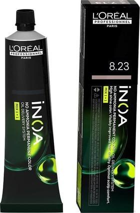 Produktbild L'Oréal Professionnel Dauerfärbung Inoa Color Nº 8.23 Helles Goldblond (60 g) (Helles Goldblond)