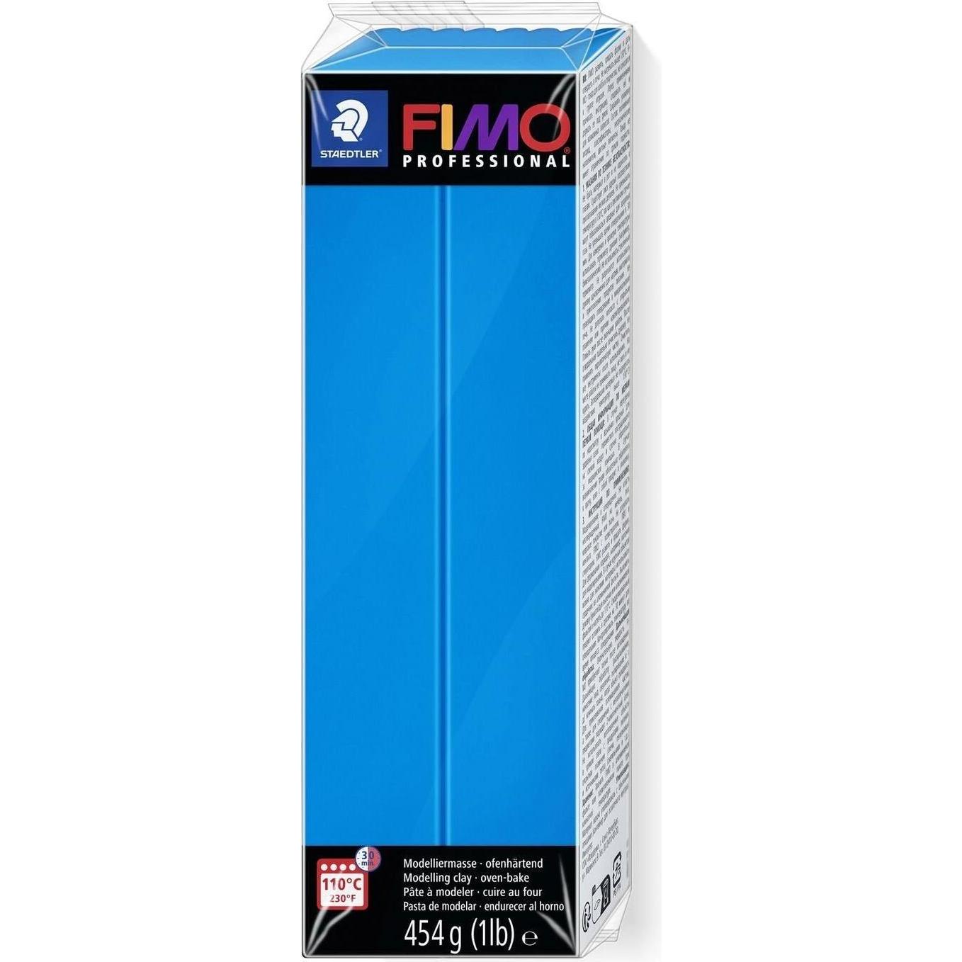 Fimo PROFESSIONAL Modelliermasse, reinblau, 454 g