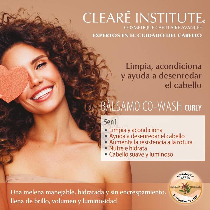 Actual product image Clearé Institute Co-Wash Curly Balsam for Defined Curls Moisture and Shine 330ml (330 ml)