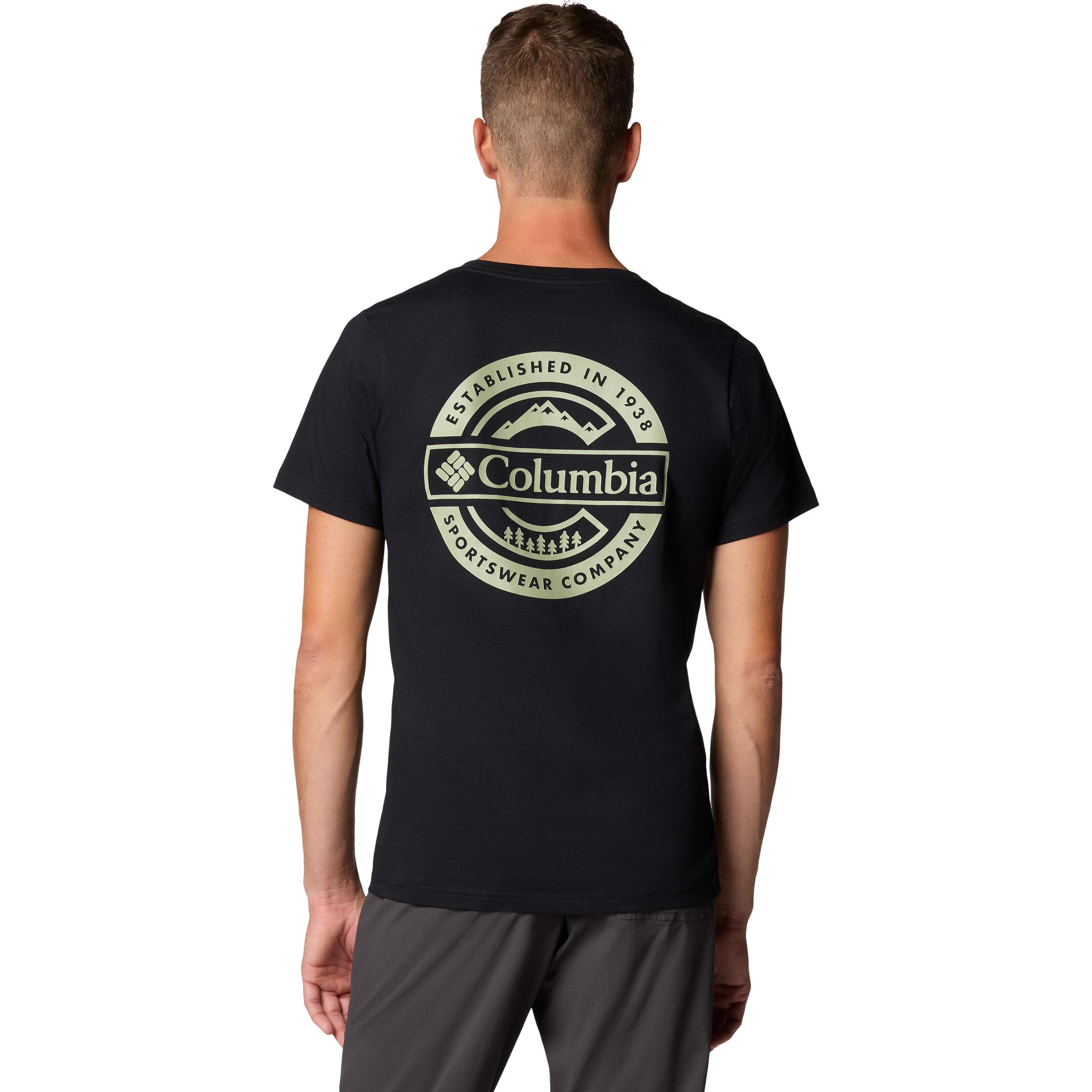 Thumbnail - Columbia, Herren, Shirt, Rapid Ridge™ Back Graphic Tee II, Schwarz, (XXL)