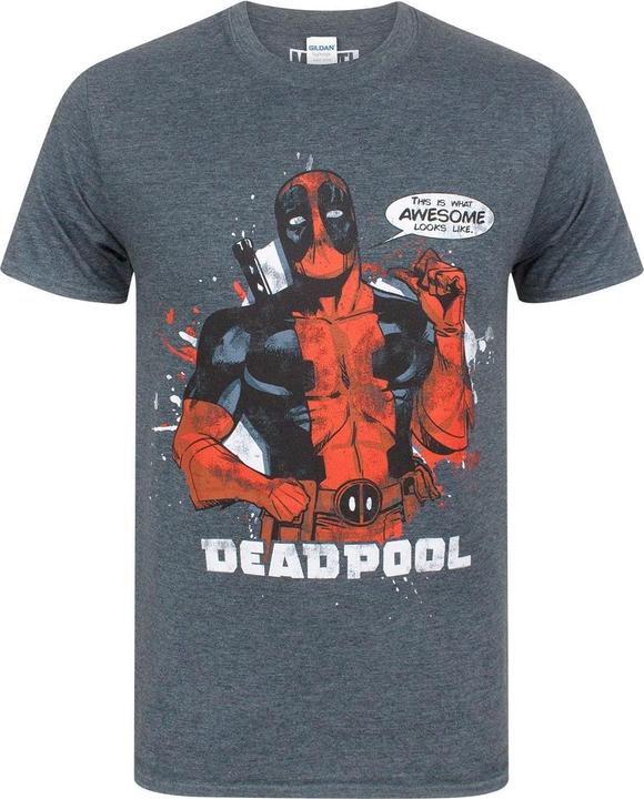 Actual product image Deadpool This Is What Awesome Looks Like Tshirt (M)
