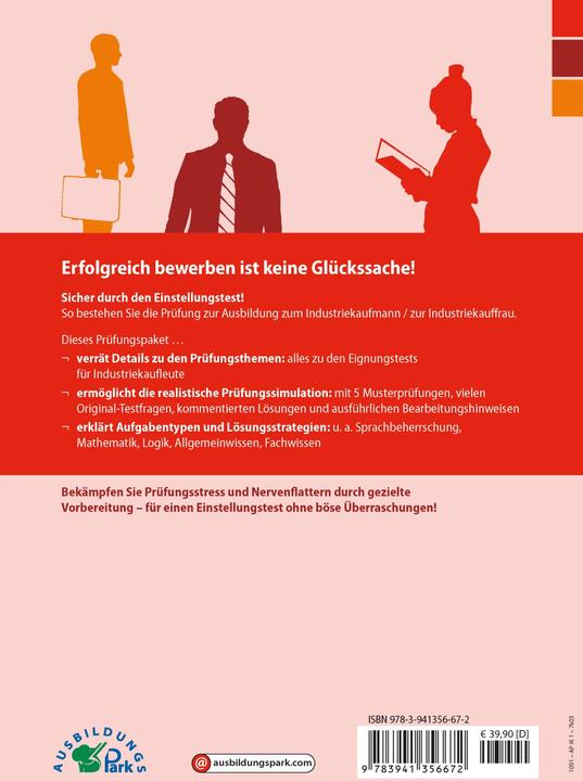 Produktbild Der Eignungstest / Einstellungstest zur Ausbildung zum Industriekaufmann / zur Industriekauffrau (Deutsch, Kurt Guth, Marcus Mery, 2018)