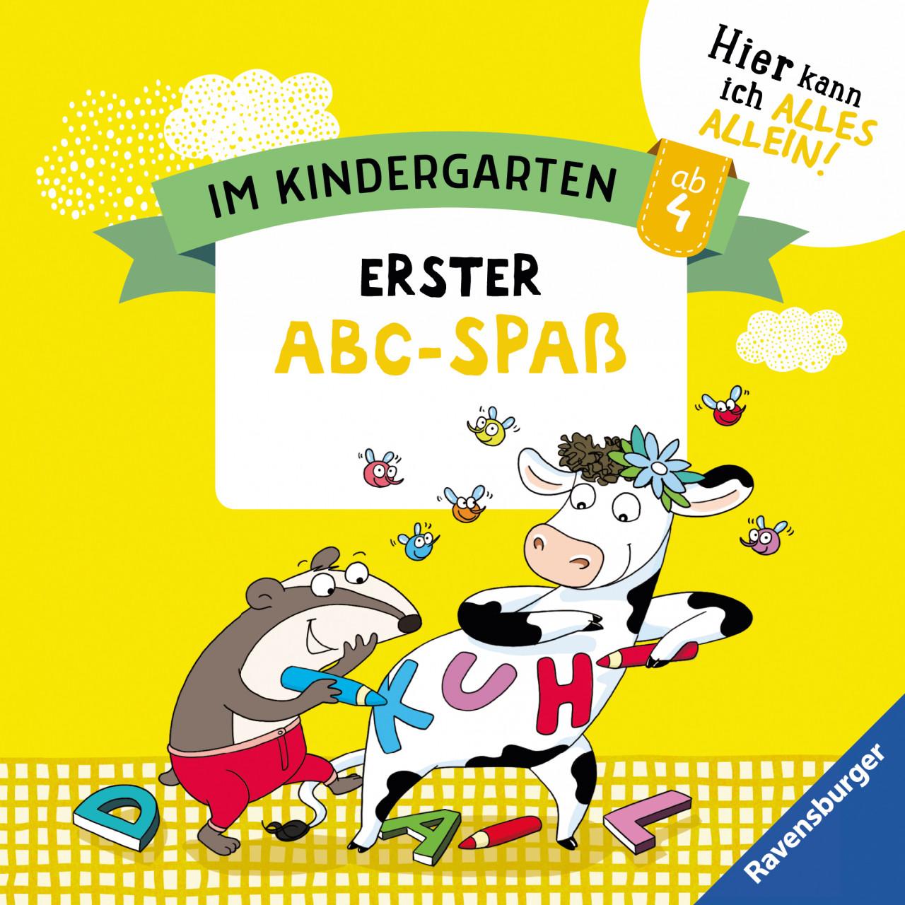 Im Kindergarten: Allererster Abc-Spass, Kinderbücher von Kirstin Jebautzke, Theresia Koppers