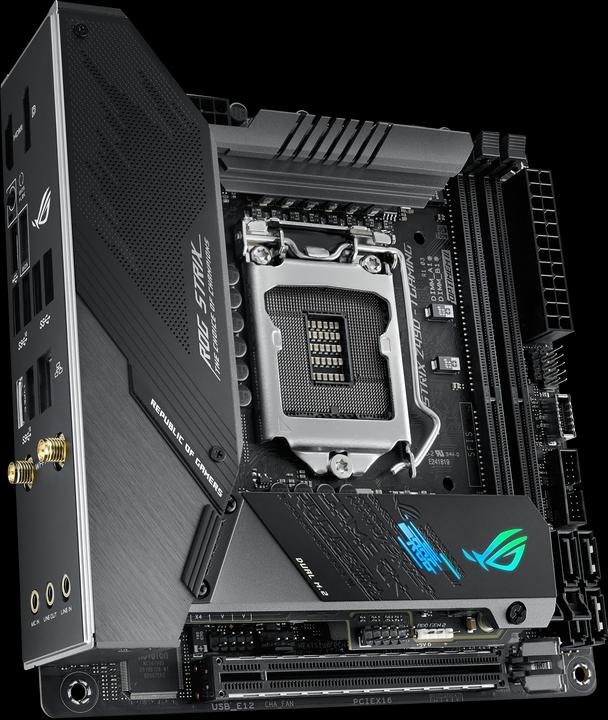 Produktbild ASUS ROG Strix Z490-I Gaming (LGA 1200, Intel Z490, Mini-ITX)