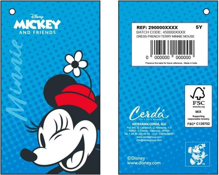 Image du produit Minnie Mouse Kleid Rosa (98)