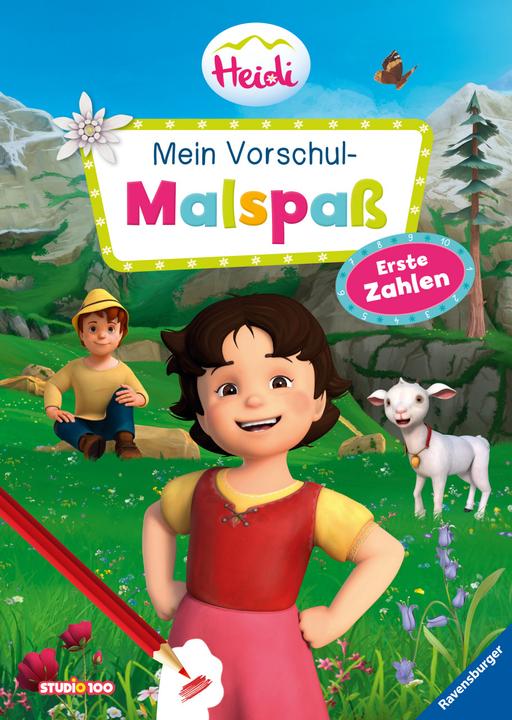 Immagine prodotto Ravensburger Heidi: Mein Vorschul-Malspass Erste Zahlen (Tedesco, Studio 100 Media GmbH, 2021)